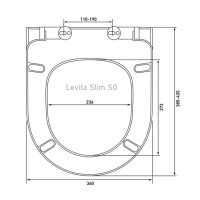 Сиденье для унитаза Berges Wasserhaus Levita Slim So с микролифтом цвет белый