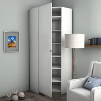 Каркас углового шкафа Лион 98.2x232.2x85.2 см ЛДСП цвет белый