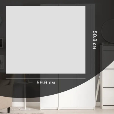 Дверь для шкафа Лион София 59.6x50.8x1.8 см ЛДСП цвет белый матовый