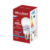 Лампа светодиодная Bellight Е27 груша 20 Вт 1600 Лм холодный белый свет