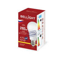 Лампа светодиодная Bellight E27 220-240 В 25 Вт груша 2100 лм теплый белый цвет света