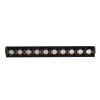 Трековый светильник-прожектор Jazzway PTR 2130R светодиодный 20 Вт 4000 К однофазный цвет черный