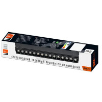 Трековый светильник-прожектор Jazzway PTR 2130R светодиодный 30 Вт 4000 К однофазный цвет черный