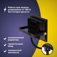 Прожектор светодиодный уличный Ritter Profi 30 Вт 2700К IP65 теплый белый свет