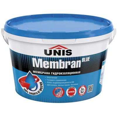 Гидроизоляция Unis Blue Membran 4 кг