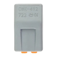 Клеммы соединительные монтажные с рычажком Duwi СМК 222-412 2-проводные 4мм² серые 50шт 26622 8