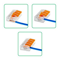 Клеммы соединительные монтажные с рычажком Duwi СМК 223-414 4-проводные 4мм² прозрачные 20 шт 26727 0