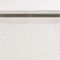 Тюль на ленте Leopar 300x280 см геометрия цвет молочный