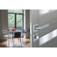 Дверные ручки Edson WC 8Q2, с запиранием, цвет хром