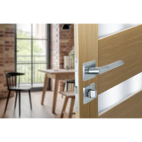 Дверные ручки Edson WC 8Q2, с запиранием, цвет хром