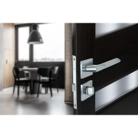 Дверные ручки Edson WC 8Q2, с запиранием, цвет хром