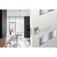 Дверные ручки Edson PS7Q2, без запирания, цвет никель