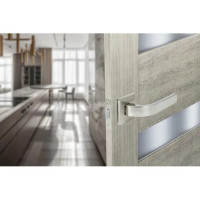 Дверные ручки Edson PS7Q2, без запирания, цвет никель