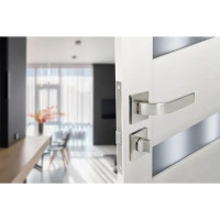 Дверные ручки Edson WC7Q2, с запиранием, цвет никель