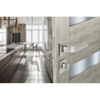 Дверные ручки Edson WC7Q2, с запиранием, цвет никель