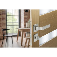 Дверные ручки Edson WC7Q2, с запиранием, цвет никель