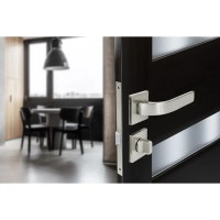 Дверные ручки Edson WC7Q2, с запиранием, цвет никель