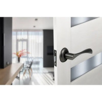 Дверные ручки Edson PS5R1, без запирания, цвет графит