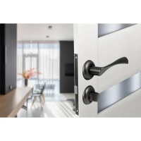Дверные ручки Edson WC5R1, с запиранием, цвет графит