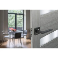 Дверные ручки Edson P15Q3, без запирания, цвет графит