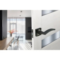 Дверные ручки Edson P16Q3, без запирания, цвет графит
