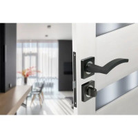Дверные ручки Edson WC16Q3, с запиранием, цвет графит