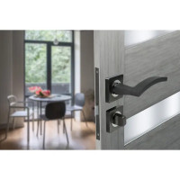Дверные ручки Edson WC16Q3, с запиранием, цвет графит