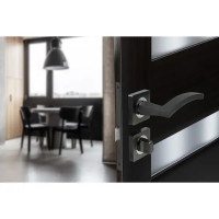 Дверные ручки Edson WC16Q3, с запиранием, цвет графит