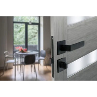 Дверные ручки Edson WC10Q2, с запиранием, цвет черный