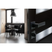 Дверные ручки Edson WC10Q2, с запиранием, цвет черный