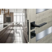 Дверные ручки Edson WC11Q2, с запиранием, цвет черный