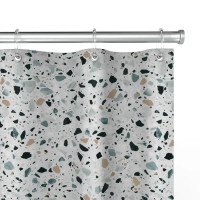 Штора для ванной Lemer Terrazzo 180x200 см полиэстер цвет мультиколор