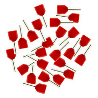 Наконечник-гильза Duwi НШВИ 2 1-8 мм цвет красный 25 шт.