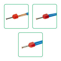 Наконечник-гильза Duwi НШВИ 2 1-8 мм цвет красный 25 шт.