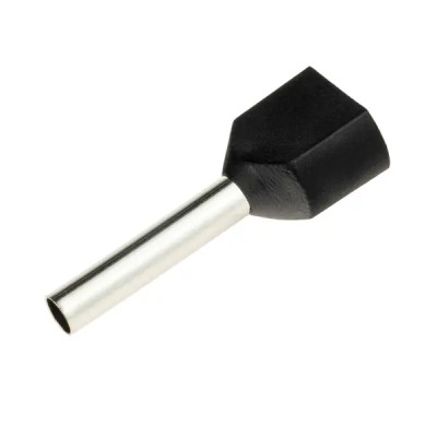 Наконечник-гильза Duwi НШВИ 2 1.5-12 мм цвет черный 25 шт.