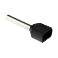 Наконечник-гильза Duwi НШВИ 2 1.5-12 мм цвет черный 25 шт.