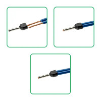 Наконечник-гильза Duwi НШВИ 2 1.5-12 мм цвет черный 25 шт.
