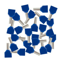 Наконечник-гильза Duwi НШВИ 2 2.5-8 мм цвет синий 25 шт.