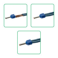 Наконечник-гильза Duwi НШВИ 2 2.5-10 мм цвет синий 25 шт.