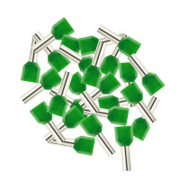 Наконечник-гильза Duwi НШВИ 2 6-14 мм цвет зеленый 25 шт.