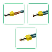 Наконечник-гильза Duwi НШВИ 2 10-14 мм цвет золотой 25 шт.
