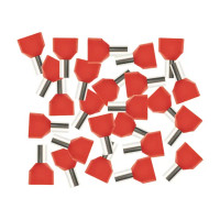 Наконечник-гильза Duwi НШВИ 2 16-14 мм цвет красный 25 шт.