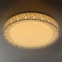 Светильник настенно-потолочный светодиодный Эра Savern с пультом управления 26 м² регулируемый свет, цвет белый