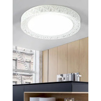 Светильник настенно-потолочный светодиодный Эра Savern с пультом управления 26 м² регулируемый свет, цвет белый