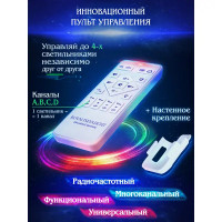 Люстра потолочная светодиодная Natali Kovaltseva нимб с пультом управления цвет белый