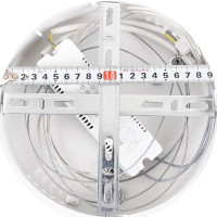 Люстра потолочная светодиодная Natali Kovaltseva нимб с пультом управления цвет белый