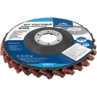 Круг лепестковый войлочный Vertextools 12125-2 125 мм, Medium