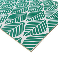 Стеновая панель L107 Листья 240x0.6x60 МДФ разноцветный