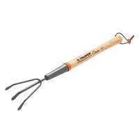 Культиватор ручной Truper 15036 3 зубчатый 51 см деревянный черенок сталь бежевый