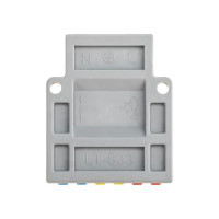 Клеммы разветвительные рычажковые Duwi СМК-536 PRO 3х6-проводные 4мм² серые 4шт 26661 1